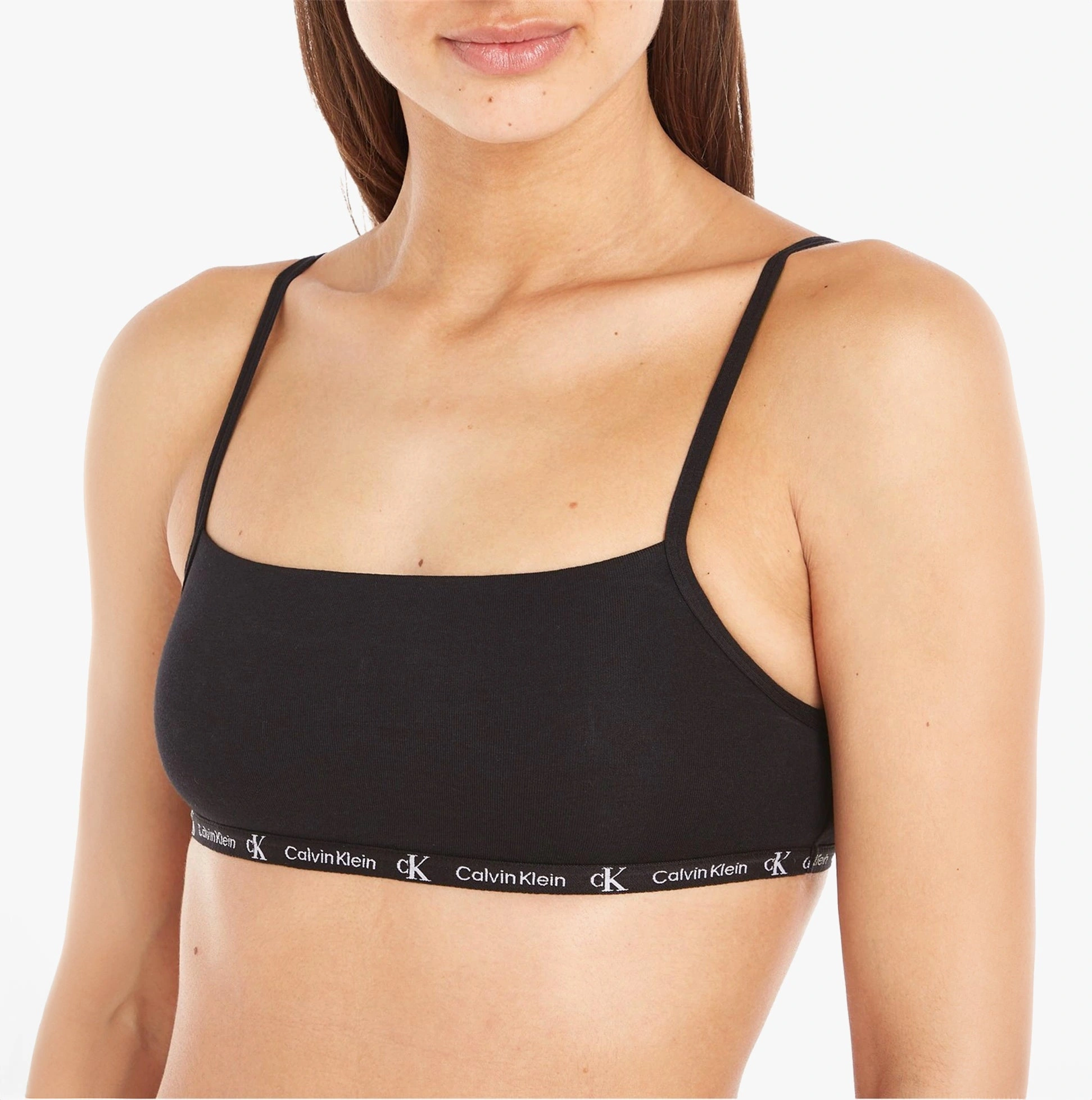 Calvin Klein 90s Cotton Bralette Set Black Tiger Vintage Vibe
